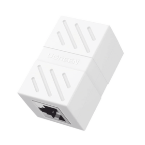 Acoplador (Extensor de Cable Ethernet RJ45 a RJ45) | 1000Mbps | Compatibilidad con Cat7 Cat6A Cat6 Cat5e | Compatible con POE | Ignífugo | ABS | Color Blanco