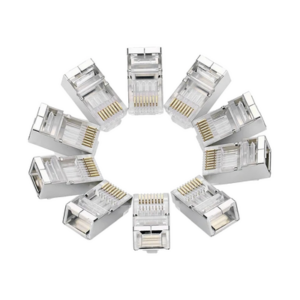 CONECTOR CAT6 BLINDADO BOLSA CON 10 UNIDADES