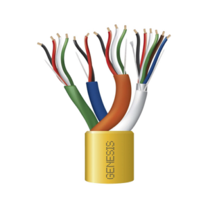 Carrete de Cable de 305 Metros (1000 Pies) / Color Amarillo / Compuesto por 6 x 22 AWG blindado, 4 x 18 AWG, 4 x 22 AWG, y 2 x 22 AWG / Para Aplicaciones en Control de Acceso