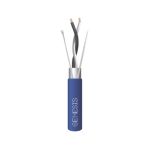 Bobina de 305 Metros (1000 Pies) / Cable 2 x 22 AWG / Color Azul / Blindado / Plenum / Trenzado para Aplicaciones de Transmisión de Datos a Alta Velocidad para Automatización, EIA-485, BACnet y Otros Sistemas de Comunicación