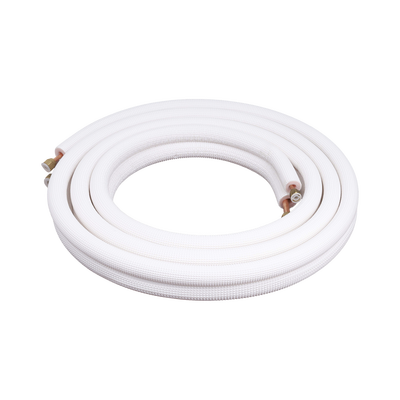Kit de tubería / 1 / 4″ y 3 / 8 ” / Capacidad para minisplit AUFIT / 1 Tonelada / Cinta aislante / Accesorios / Longitud de 4 metros