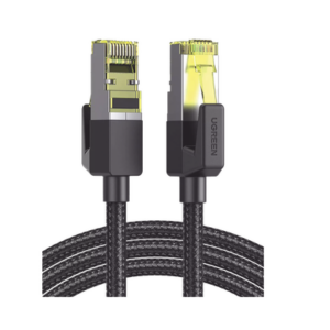 Cable Ethernet Cat7 CLASS F/FTP Redondo con Malla de Nylon 1 Metro (3.28 Pies)