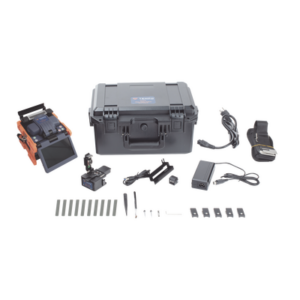 Fusionadora de Fibra Óptica de Alineación Activa por Revestimiento con 4 Motores con Pérdida Típica (SM); 0.02 dB (MM); 0.04 dB) con Pantalla Touch / Capacitación Básica Virtual Gratuita