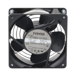 Ventilador Axial Compacto, de 4 Pulgadas, 49 CFM, 115 Vca, De Acero, Color Negro