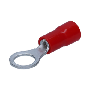 Terminal tipo ojo / 3 / 16″ / 22 – 16 AWG / Rojo / Paquete de 25 piezas.
