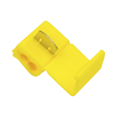 Conector rápido / 12 – 10 AWG / Amarillo / Empalme seguro y rápido sin pelar cables / Paquete de 25 piezas.