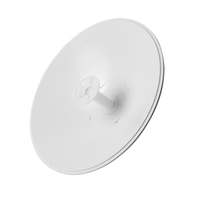 Antena Direccional airFiber X, ideal para enlaces Punto a Punto (PtP), frecuencia 5 GHz (4.9 – 5.8 GHz) de 30 dBi slant 45