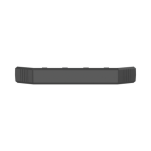Unión Recta Para Canaleta de Piso AFR4BCBL6, Material PVC Rígido, Color Negro