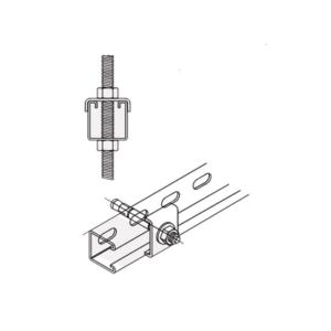Tope Unicanal “U” para Tornillo de 3/8″ ( 9.5 mm ).
