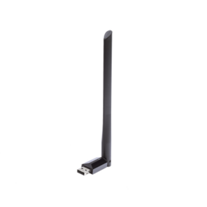 Adaptador USB inalámbrico doble banda AC 600 Mbps, antena de alta ganancia.