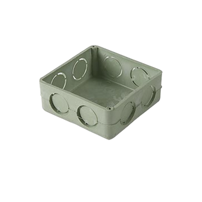 Caja Cuadrada de 1/2″ para Instalaciones de PVC Conduit Pesado.