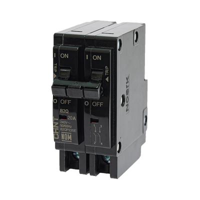MCB – Interruptor Termomagnético Enchufable, Serie: B2Q, 2P, 50A, 240V (SKU:1002285)