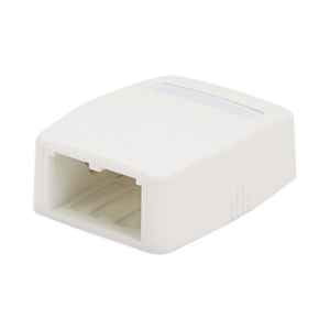 Caja de Montaje en Superficie, Para 2 Módulos Mini-Com, Color Blanco