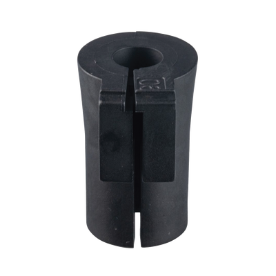 Pasacable Grommet de Entrada de Cable Terminado, Sencillo y Pequeño, 0.24″-0.28″, Color Negro. Paquete de 12 Piezas