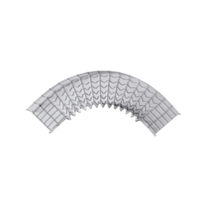 Curva Pre-Fabricada Horizontal de 90° con medidas de 105 mm de Peralte y 200 mm Ancho (105/200 mm)