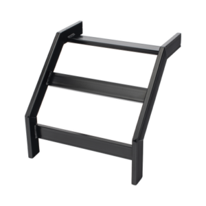 (CHCVET1X12EPK) CURVA VERTICAL EXTERIOR TUBULAR 1.5 DE PERALTE X 12 ANCHO PINTURA EPOX COLOR NEGRO, INCLUYE COPLe y tornilleria