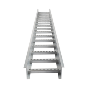 Escalera de Aluminio Portacables / Perfil Z / Peralte 3 1/4″ /Paso 9″ / Ancho 6″ / 3.66 metros / Capacidad Máx. 137 Cables / Incluye Cople Union y Tornillería