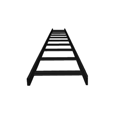 Escalera tubular, tramo recto epoxica de 1.5″ de Peralte x 4″ de Ancho, tramo de 3 m, ideal para Centros de Datos