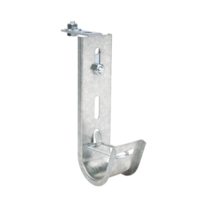 Soporte (Gancho) tipo J-Hook, hasta 10 cables Cat6, ideal para soportar cableado en los espacios de manipulación al aire, Para instalación en interior