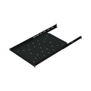 Charola Ajustable para Rack de 19″ de 4 postes de 1 Unidad de Espacio. Profundidad de 633 a 816 mm