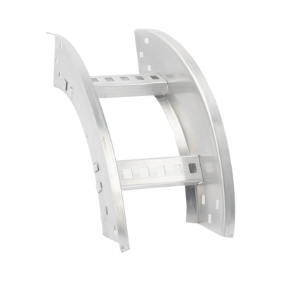 Curva Vertical Exterior de Aluminio de 90° Perfil Z / Peralte 3 1/4″ / Ancho 6″ / Radio 8″ / Incluye Tornillería
