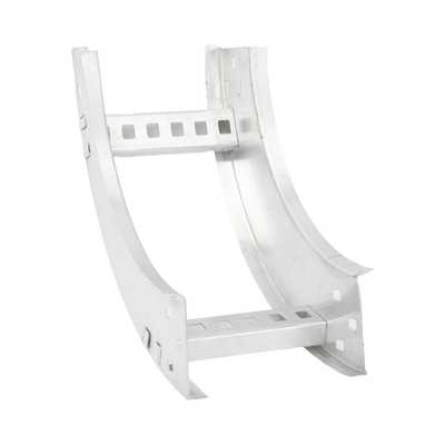Curva Vertical Interior de Aluminio de 90° Perfil Z / Peralte 3 1/4″ / Ancho 6″ / Radio 8″ / Incluye Tornillería