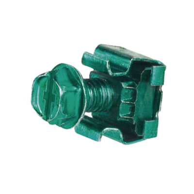 KIT 4 Tuercas Enjauladas No. 12-24, 4 Tornillos Rosca 1/2″ Verde.