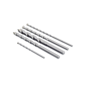 Juego de 5 Pzas. de Broca para Concreto, Zanco Recto (3/16″, 1/4″, 5/16″, 3/8″ y 1/2″).