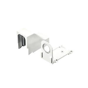 Accesorio Para Techo Falso/Entrada, Con Conexión Tubería 1/2 a 1 In, Compatible con Canaletas LD3, LD5 y LD10, Color Blanco