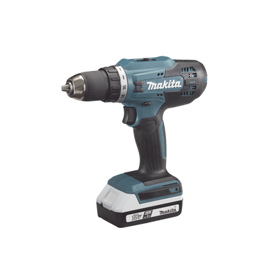 Taladro Inalámbrico SIN CARBONES, Broquero de 1/2″, 1,700 RPM, 18VâŽ“, Torque: 40 N.m C/2 Bat. (1.5Ah) y Cargador.