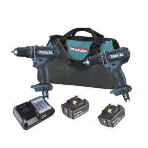 KIT (DHP482Z Rotom..+ DTW181Z Pistola Impacto) 2 Baterías de 3 AH y Cargador Estuche de Lona18V