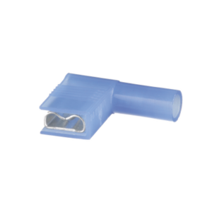 Terminal de Desconexión Hembra Pan-Term™ a 90º, Color Azul, Nylon, para cable 14-16 AWG, 0.250 x 0.032 ” (6.3 x 0.8mm)