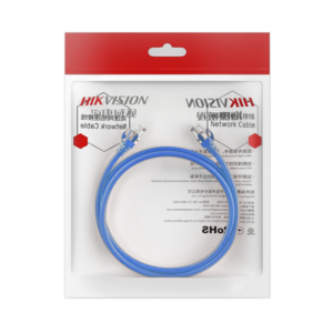 Cable de Parcheo (Patch Cord) / UTP / Cat. 6 (24 AWG) / 2 Metros (6.56 Pies) / Color Azul / Ideal para PoE+ / Interior