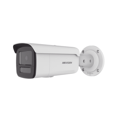 [Dual Light + 2 Micrófonos Integrados] Bala IP 4 Megapixel / Lente 4 mm / 80 mts IR + 80 mts Luz Blanca / ACUSENSE / Exterior IP67 / IK10 / WDR 120 dB / PoE / Micro SD / ACUSEEK