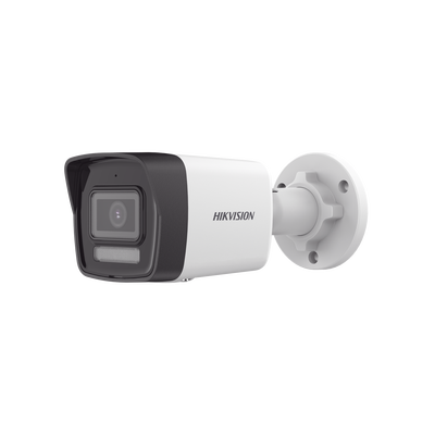 [Dual Light] Bala IP 4 Megapixel / Lente 2.8 mm / 30 mts IR + 20 mts Luz Blanca / Micrófono Integrado / Exterior IP67 / H.265 / PoE / ONVIF / Micro SD