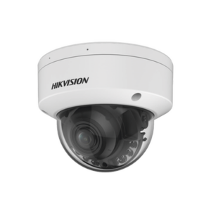 Domo IP 4 Megapixel / Lente Motorizado 2.7 – 13.5 mm / Dual Light (40 mts IR + 40 mts Luz Blanca ) / Exterior IP67 / WDR 130 dB / PoE + / AcuSense / MicroSD