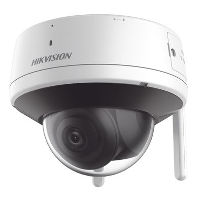 Domo IP 4 Megapixel / Lente 2.8 mm / 30 mts IR / Exterior IP66 / Wi-Fi / ACUSENSE Lite / dWDR / H.265+ / Micrófono y Bocina Interconstruido / Micro SD / Se Conecta Directo a la App de Hik-Connect