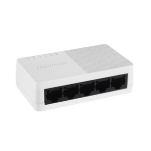 Switch No Administrable de 5 Puertos para Escritorio / Fast Ethernet 10 / 100 Mbps / Diseño Compacto y Estetico