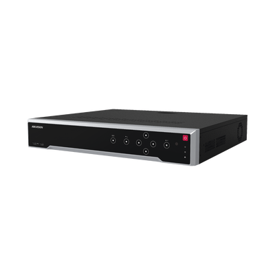 [Doble Poder de Decodificación] NVR 32 Megapixel (8K) / 16 Canales IP / 16 Puertos PoE+ / AcuSense / ANPR / Conteo de Personas / Heat Map / 4 Bahías de Disco Duro / HDMI en 8K / Soporta POS / Alarmas I/O / Smart Search