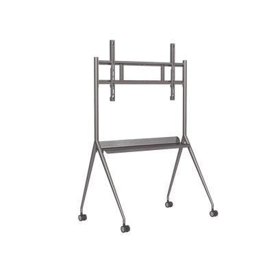Montaje de Piso Móvil para Pantallas de 55″ hasta 75″ / Compatible con VESA / Incluye Soporte para la Pantalla
