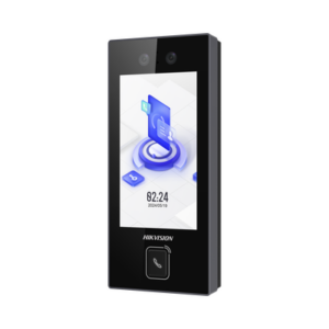 Terminal Facial Min Moe con BOTON DE LLAMADA FÍSICO / 3000 Rostros / Pantalla 4.5″ / Administrable en la Nube con Hik-Connect Teams / Exterior IP65 / PoE / WiFi / HIK-IA / SIP Estandar