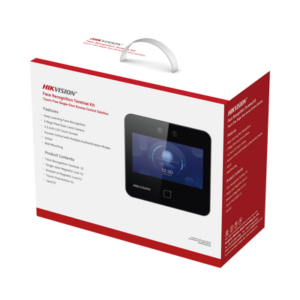 Kit de Control de Acceso TODO INCLUIDO con Lector de Rostros, QRs y Tarjetas / 1,500 rostros / Compatible con App HIKConnect /Incluye Electroimán Botón de Salida y Montajes Z y L para imán / HIK-IA