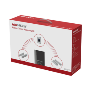 Kit HIKVISION para para Control de Acceso / Fuente 12 Vcd 2 A + Botón de Salida + Chapa Magnética 600 Lbs / Para Instalación de Control de Acceso Autónomo (Facial Min Moe, Teclados, Lectores de Huella, Etc…)