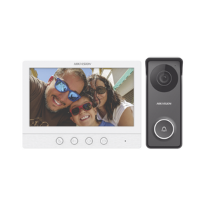 Kit de Videoportero TurboHD con Pantalla LCD a Color de 7″ / Frente de Calle para Exterior de Metal / 720p (1 Megapíxel )117° de Visión (Gran Angular)