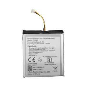 Batería de Respaldo para Panel de Alarma Hikvision / 4520 mAh / Compatible con Paneles AX PRO – AX HUB – Hibrido Versión 1 (DS-PHA64-W4P) y Repetidor AX PRO DS-PR1-WB