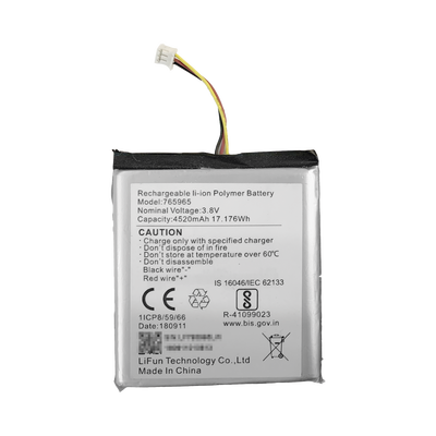 Batería de Respaldo para Panel de Alarma Hikvision / 4520 mAh / Compatible con Paneles AX PRO – AX HUB – Hibrido Versión 1 (DS-PHA64-W4P) y Repetidor AX PRO DS-PR1-WB