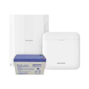 (AXPRO) KIT de alarma AX PRO conversión de zonas cableadas a inalámbricas / Incluye: 1 Hub IP, Wifi y 3G/4G con Batería de respaldo/ 1 Expansor de 16 zonas cableadas / 1 Batería de respaldo 12Vcc a 7 Amp/ Compatible con Hik-Co