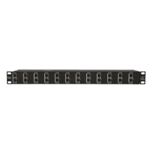 Protector Rack 12 Puertos / RJ45 / 10 GbE / PoE y PoE+ / CAT5e CAT6 CAT6A