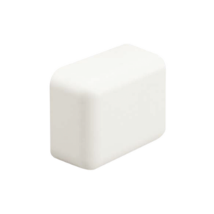 Tapa Final, para uso con canaleta LD5, material ABS, Color Blanco Mate