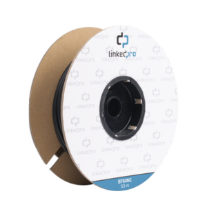 Carrete de Fibra Óptica Monomodo con Conectores SC-SC Duplex, Reforzada con Kevlar, de 50 Metros (164.04 Pies), Para Instalaciones Subterráneas por Tubería